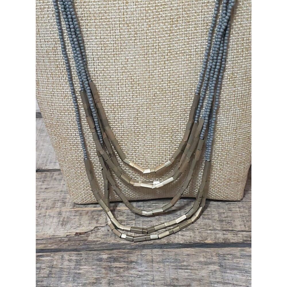 PREMIER DESIGNS Multi Strand Seed Bead Necklace